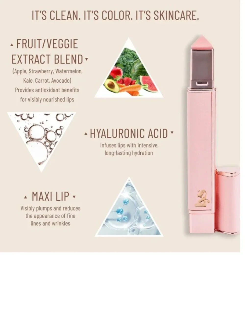 LYS Beauty -Speak Love Lip-Plumping Glossy Lip Balm - Color Truthful